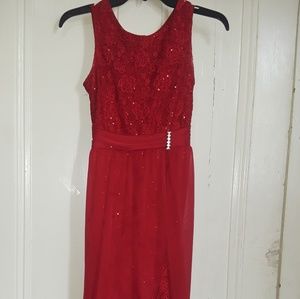 Girl's Semi Formal Red Dress